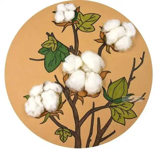 儿童画教程|综合创意美术课程《棉花礼赞》