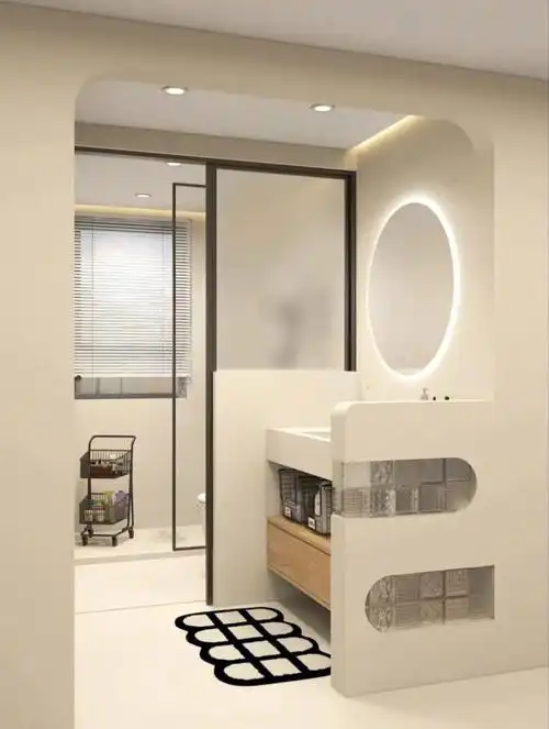 卫生间半隔断设计