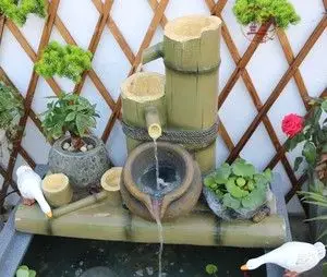 假山喷泉流水景鱼缸水缸鱼池水池水槽装饰造景水循环增氧系统摆件