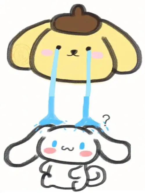 头像约稿  #三丽鸥  #大耳狗  #狗  #头像  #布丁狗  #三丽鸥玉桂狗