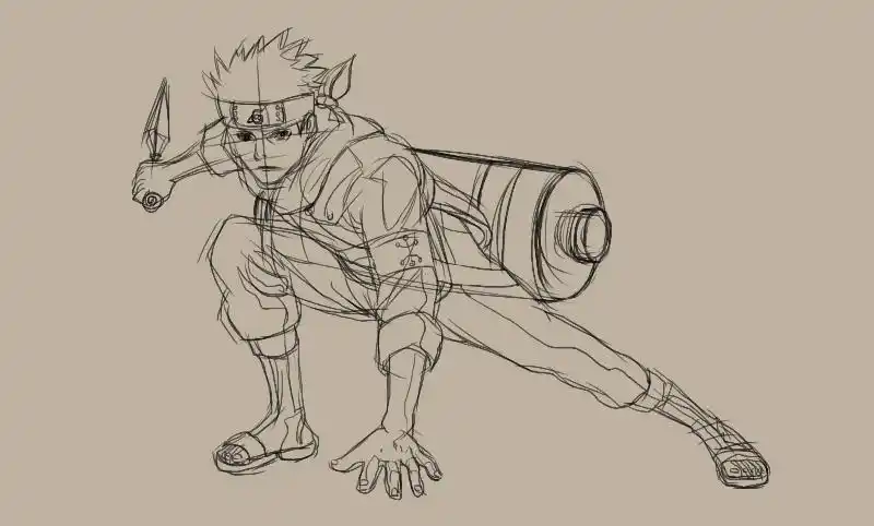 板绘博人传木叶丸