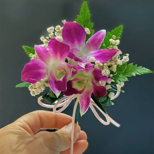 洋兰胸花【10份起送】