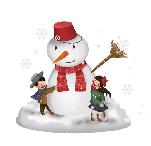 如何堆简单的雪人