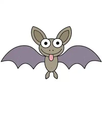 特别好看蝙蝠简笔画