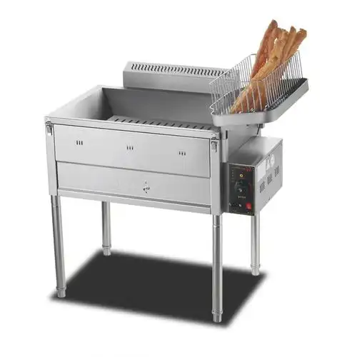 全自动炸油条机商用单缸大容量古达电炸锅燃气油炸锅煤气炸油条专用锅