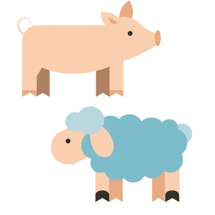 小猪和羊