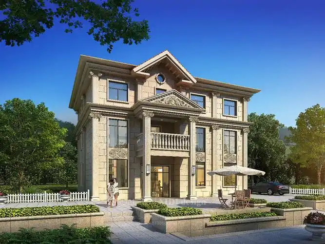 室外真石漆别墅外立面_效果图区_室内设计联盟 - powered by discuz!