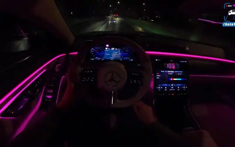 奔驰s级夜间驾驶 - autotopnl