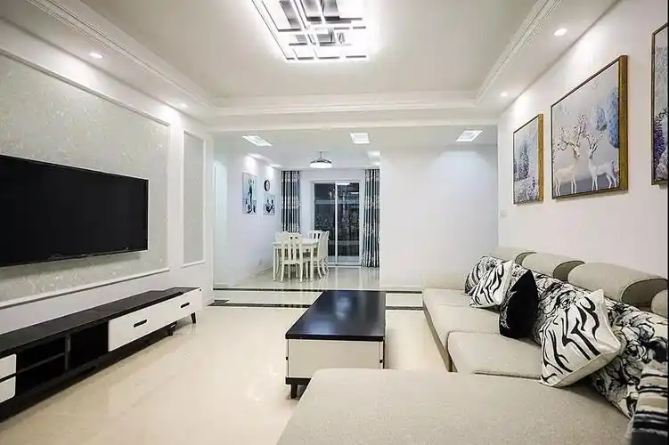 客厅石膏线装修效果图