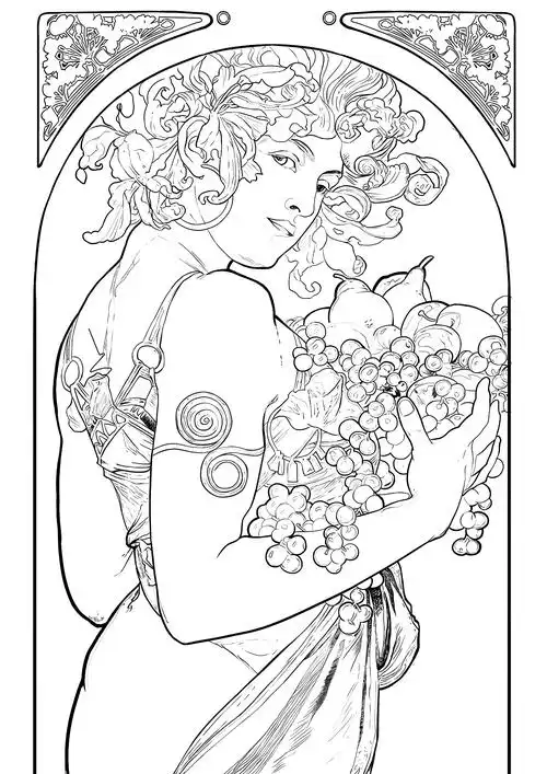 致敬系列致敬我喜欢的穆夏