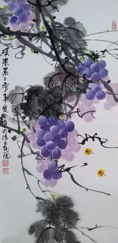 龙宗艳葡萄仙子中国书画名家国画作品 - 美篇