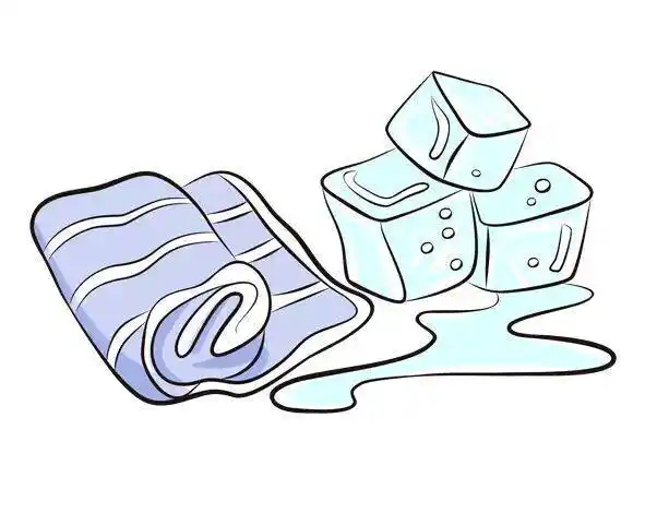 用冰块,湿毛巾,甚至冰棒,对伤口进行冷敷,消肿,免得伤口肿胀,出血加重