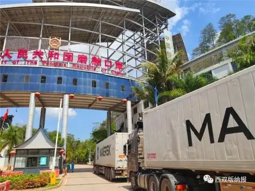 中老携手推动货运安全通畅磨憨磨丁口岸实行跨境货物点对点运输
