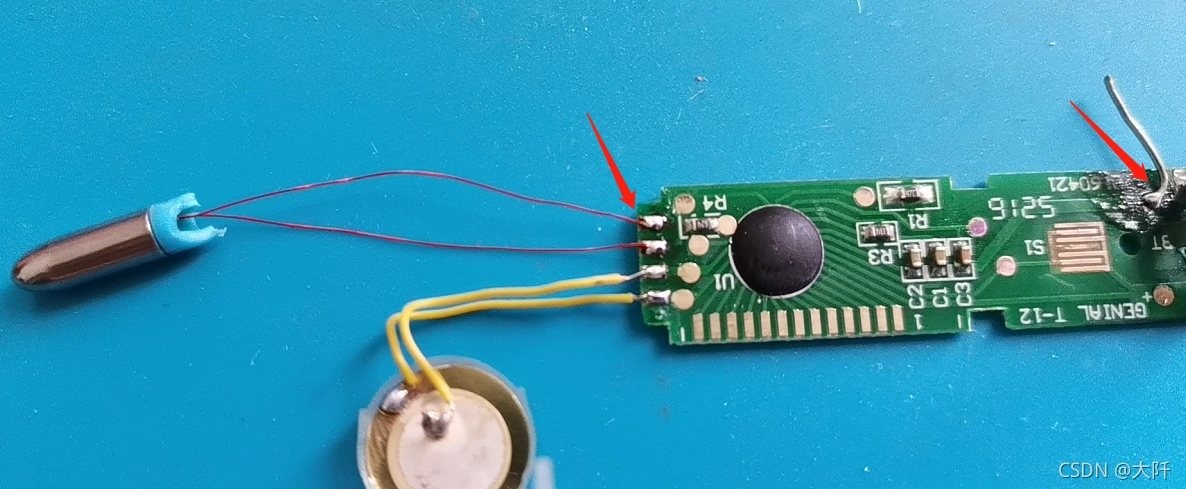 电子体温计拆解