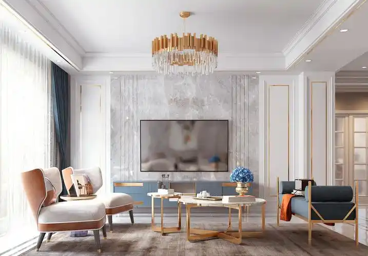 芈熊装饰140㎡北欧轻奢时尚雅致的现代家居