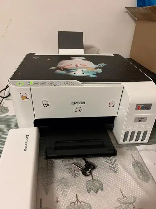 体温检测台账,还可以制作一些闪卡,我就开始各种给她看打印机选了好几