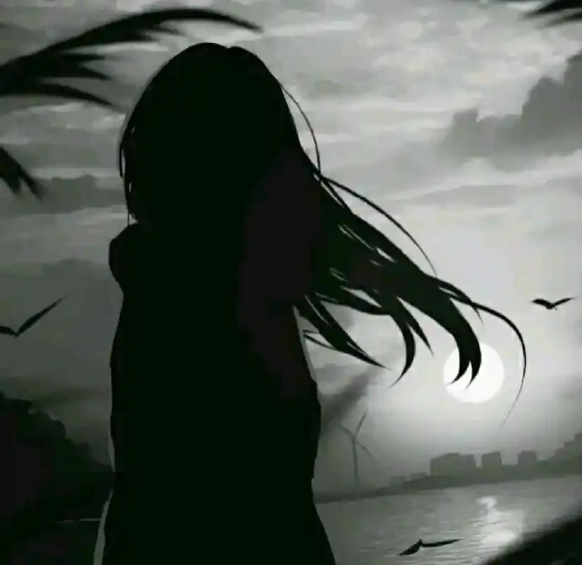 绝望伤心痛苦的女生头像.