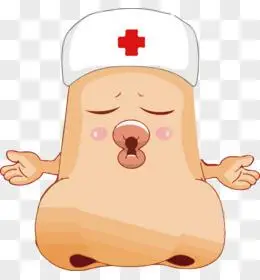 鼻子无奈pngai矢量无奈表情pngai手绘卡通奶爸无奈面对孩子吵闹声素材