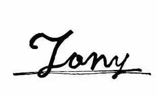 你好我叫王猛英文名叫tony你能不能帮我设计个性签名谢谢