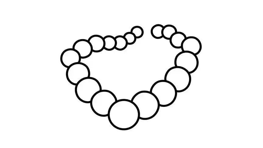 亲子简笔画!学画珍珠项链涂色