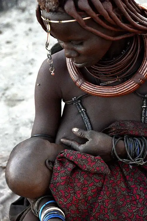 【狂野非洲红色纳米辛巴部落妇女-红泥人(一)】(图组/38p)