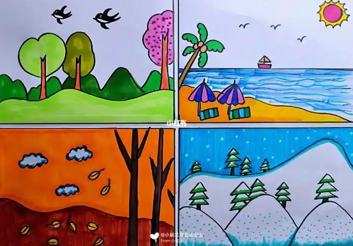 儿童美育  #画画的日常  #画画打卡  #创意美术  #创意美术儿童画