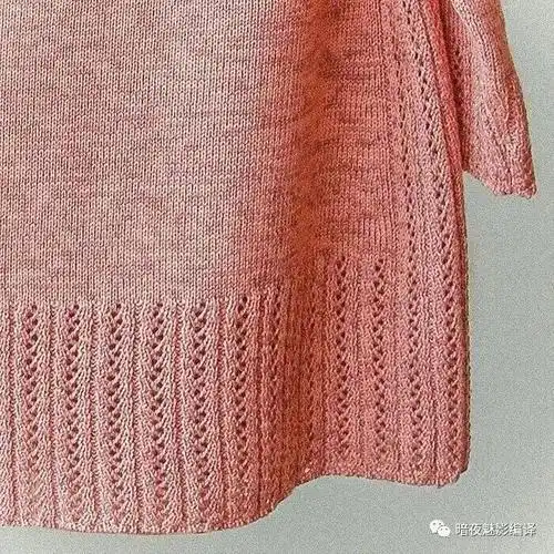 棒针毛衣底边花样推荐