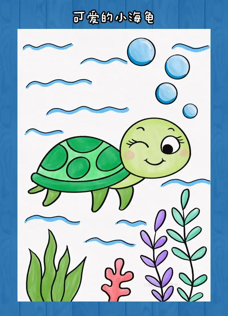 可爱的小海龟.