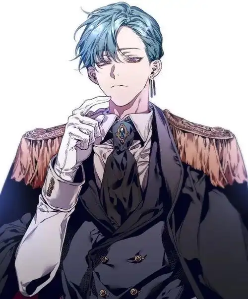 一组中世纪贵族男子插画很带感你有没有心动