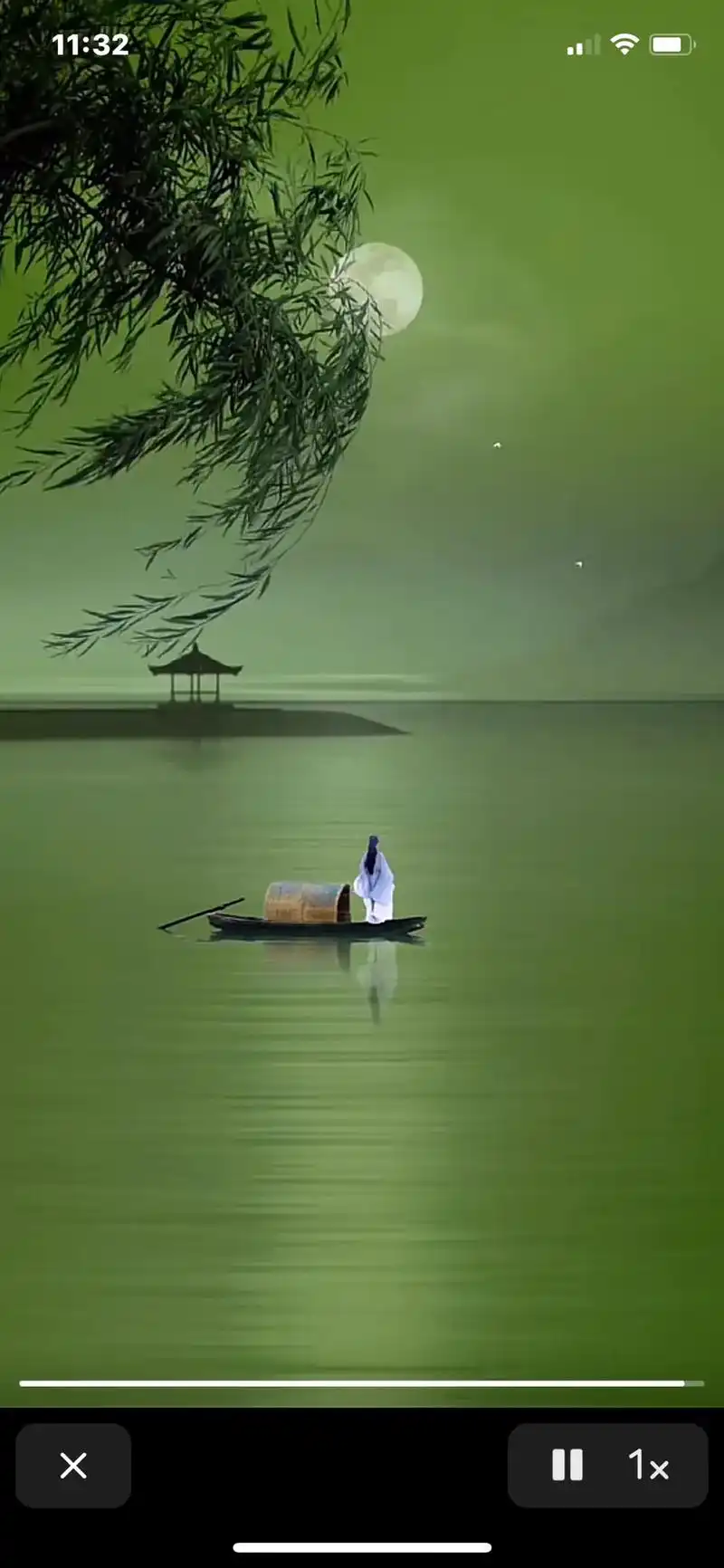 唯美意境 所谓伊人,在水一方 - 抖音