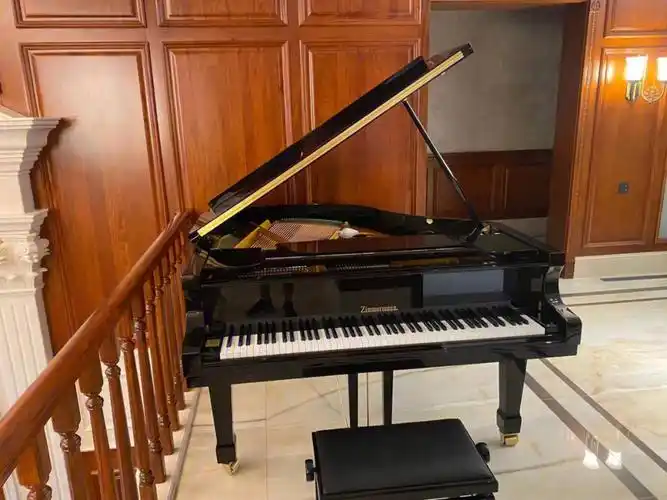大别墅里的齐默曼三角钢琴