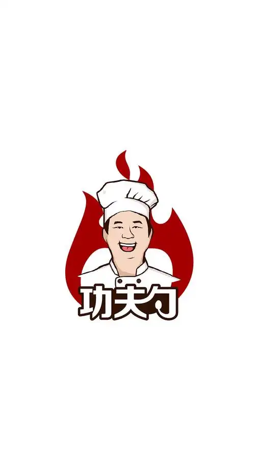 功夫勺-餐饮标志设计|平面|logo|小小的战神 - 原创作品 - 站酷