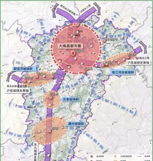最新规划出炉南昌目标2035年迈入特大城市行列