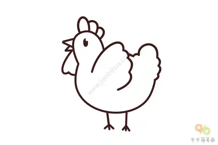 英文单词鸡 chicken英文单词鸡 chicken边学边画鸡简笔画,幼儿启蒙