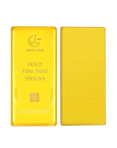 翠绿 原生态99999足金金条(金锭)1000g