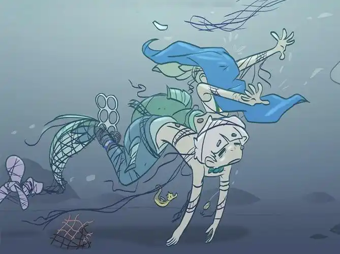 "大难不死"的小美小美人鱼