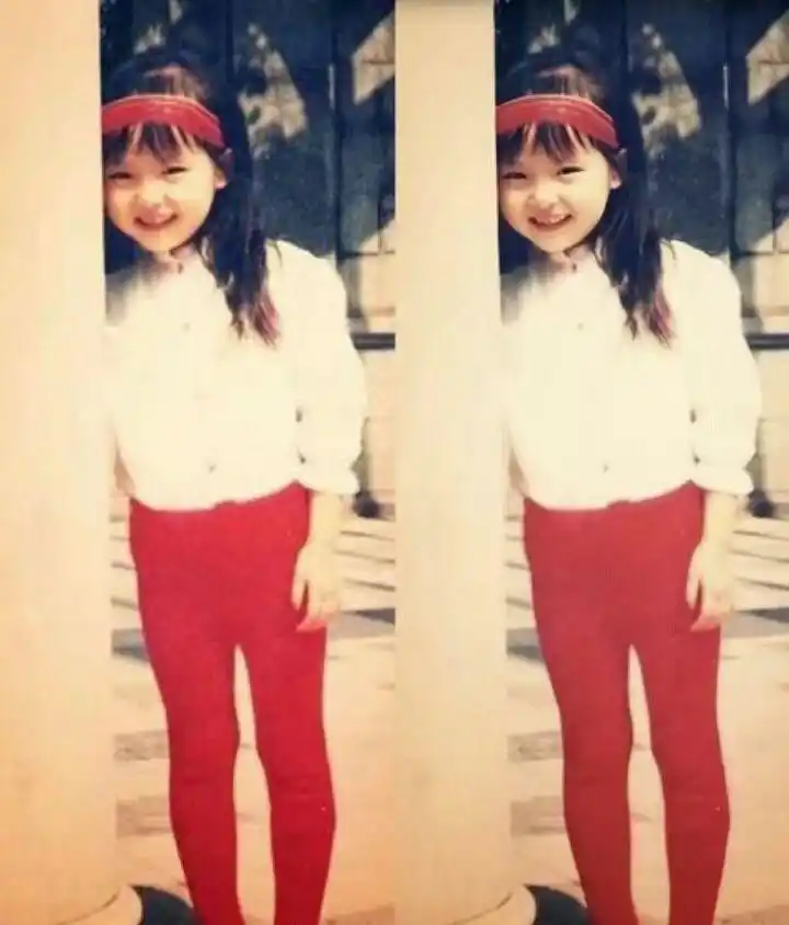 唐嫣多张童年照片曝光,脸蛋圆润,笑容甜美,从小就是美人胚子