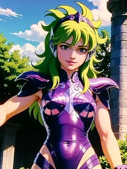 《圣斗士星矢》各种画风的莎尔娜 头像 壁纸