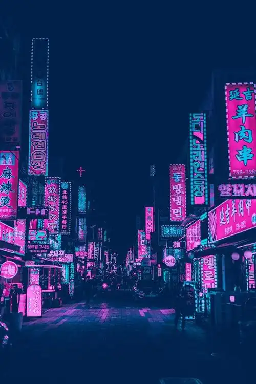 「图片素材」70幅cyberpunk赛博朋克风格的图片