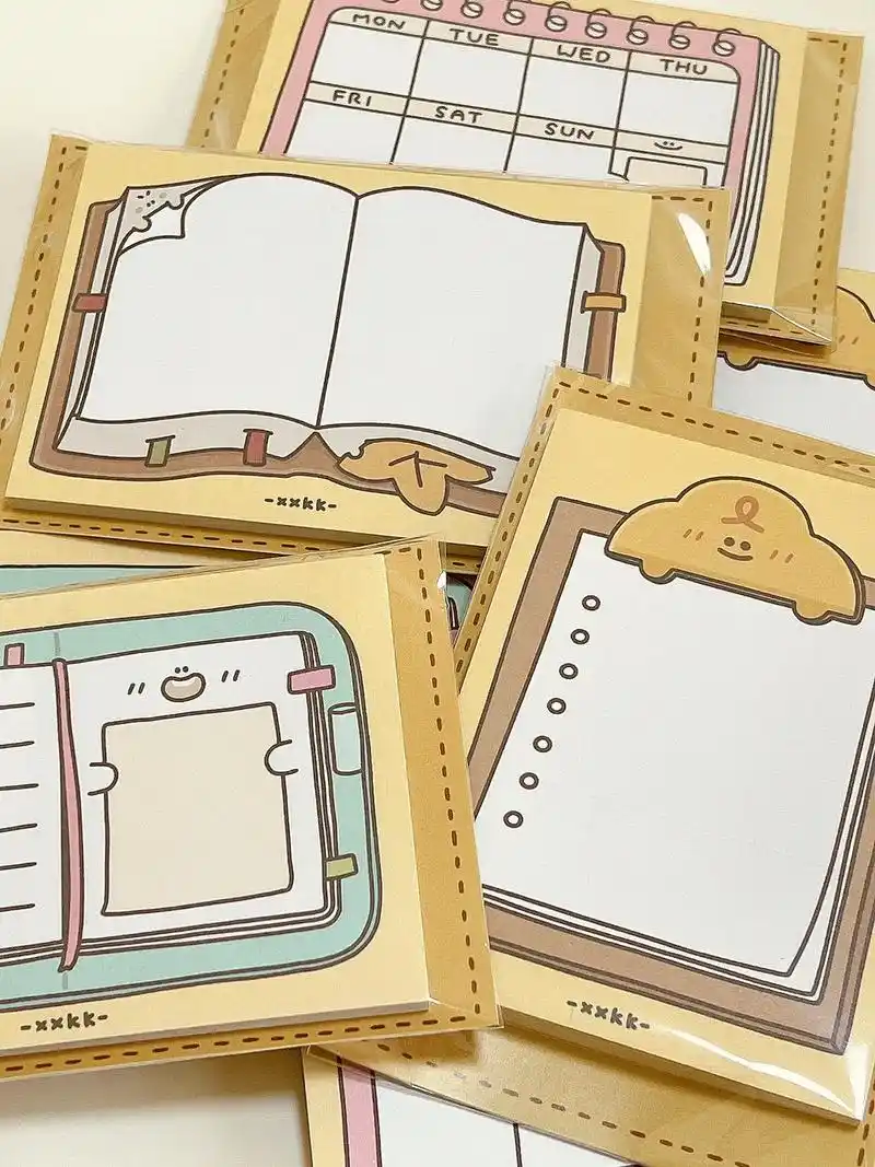 画了新便签本本95.三种横版一种竖版 选了100g的书写纸71 - 抖音