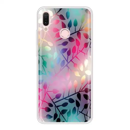 适用华为麦芒8高透tpu保护套软彩绘手机壳畅享 9plus现货跨境专供