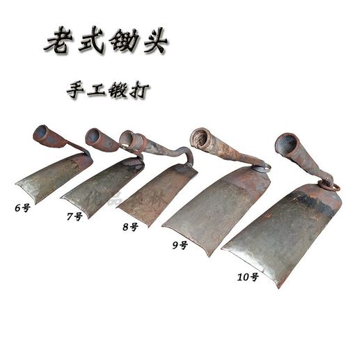 老式农用锄除草专用锄头手工锻打木柄锄头种菜开荒神器家用工具
