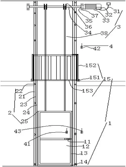 一种用于双层住宅的简易电梯-爱企查