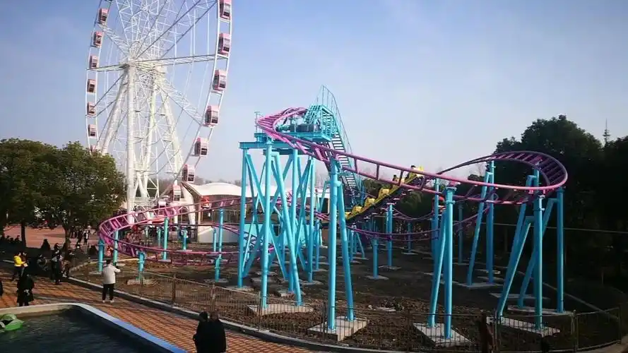 顾村公园嘉年华过山车