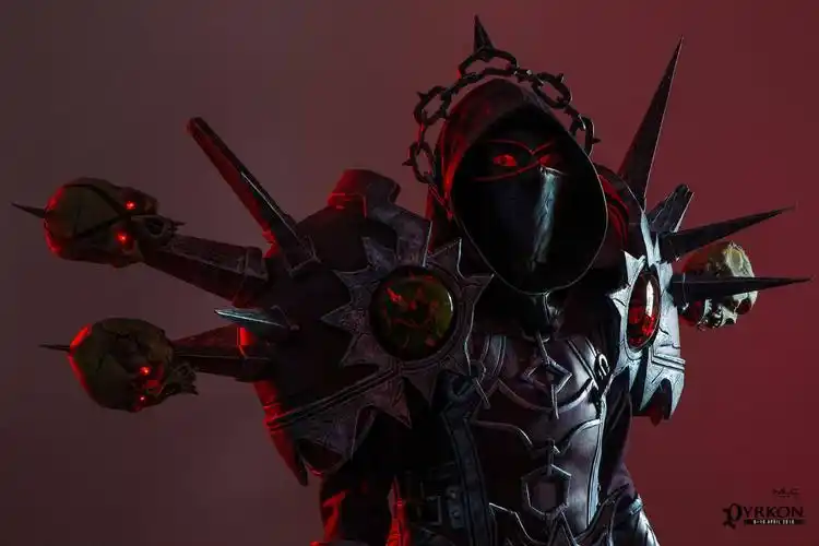 魔兽玩家术士t5套装cosplay图集-魔兽世界