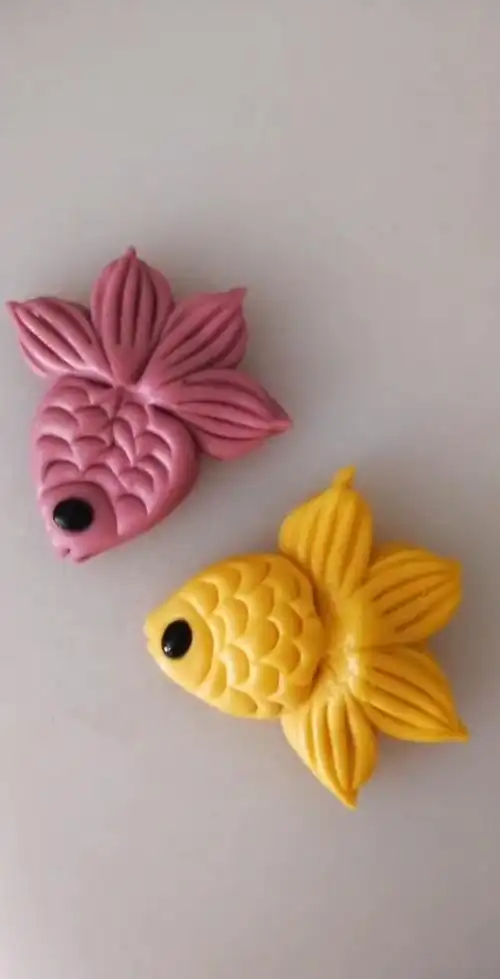 漂亮的金鱼馒头