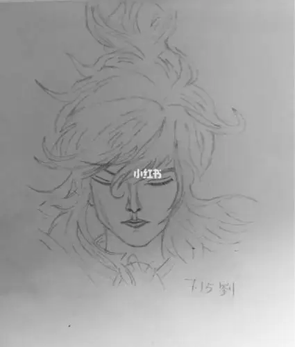 临摹打卡第42幅-王者荣耀李信一念神魔_王者荣耀_世冠李信皮肤_文化