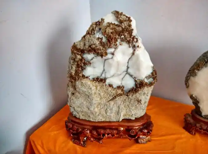 厂家批发灵璧石精美礼品白灵石摆件 纯天然形成精品灵璧奇石