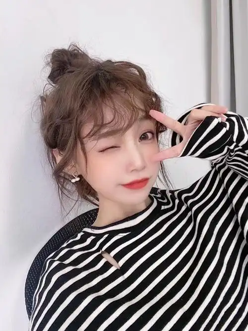 刘海假发网红羊毛卷自然蓬松无痕可爱空气刘海片