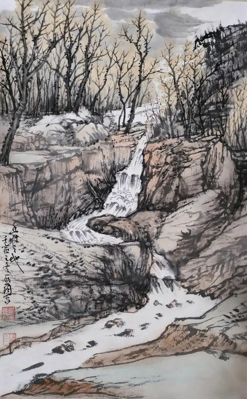 山水画家常亚钧最新太行山写生作品选集